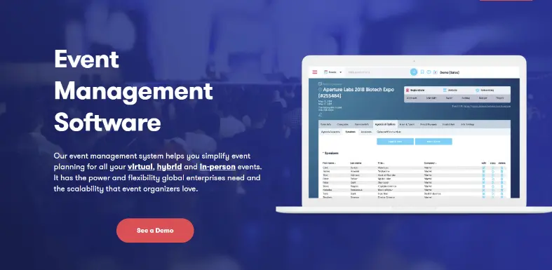 Event Management Software Features