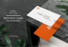 Best Orange Business Card Free Download