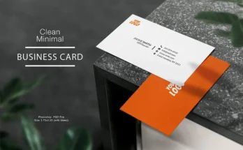 Best Orange Business Card
