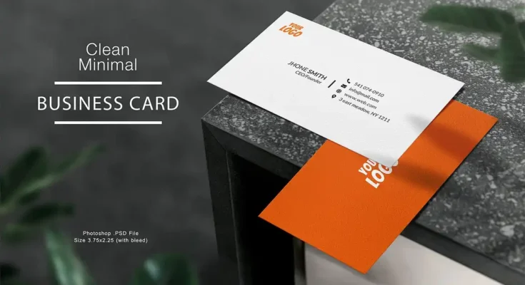 Best Orange Business Card