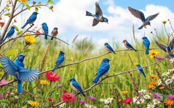 Blue Birds In Michigan