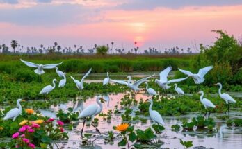 White Birds in Florida