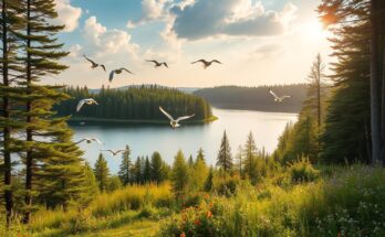 White Birds in Michigan